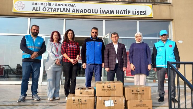 Türkiye Diyanet İşleri Başkanlığı tarafından Bandırma’daki birçok kuruma verilmek üzere