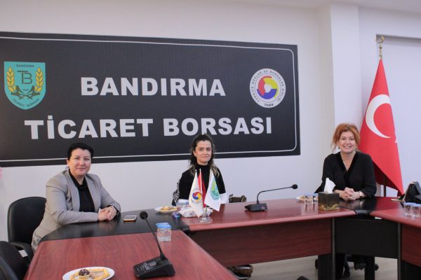YÜCEL’DEN TİCARET BORSASI KADIN GİRİŞİMCİLER KURULU’NA ZİYARET