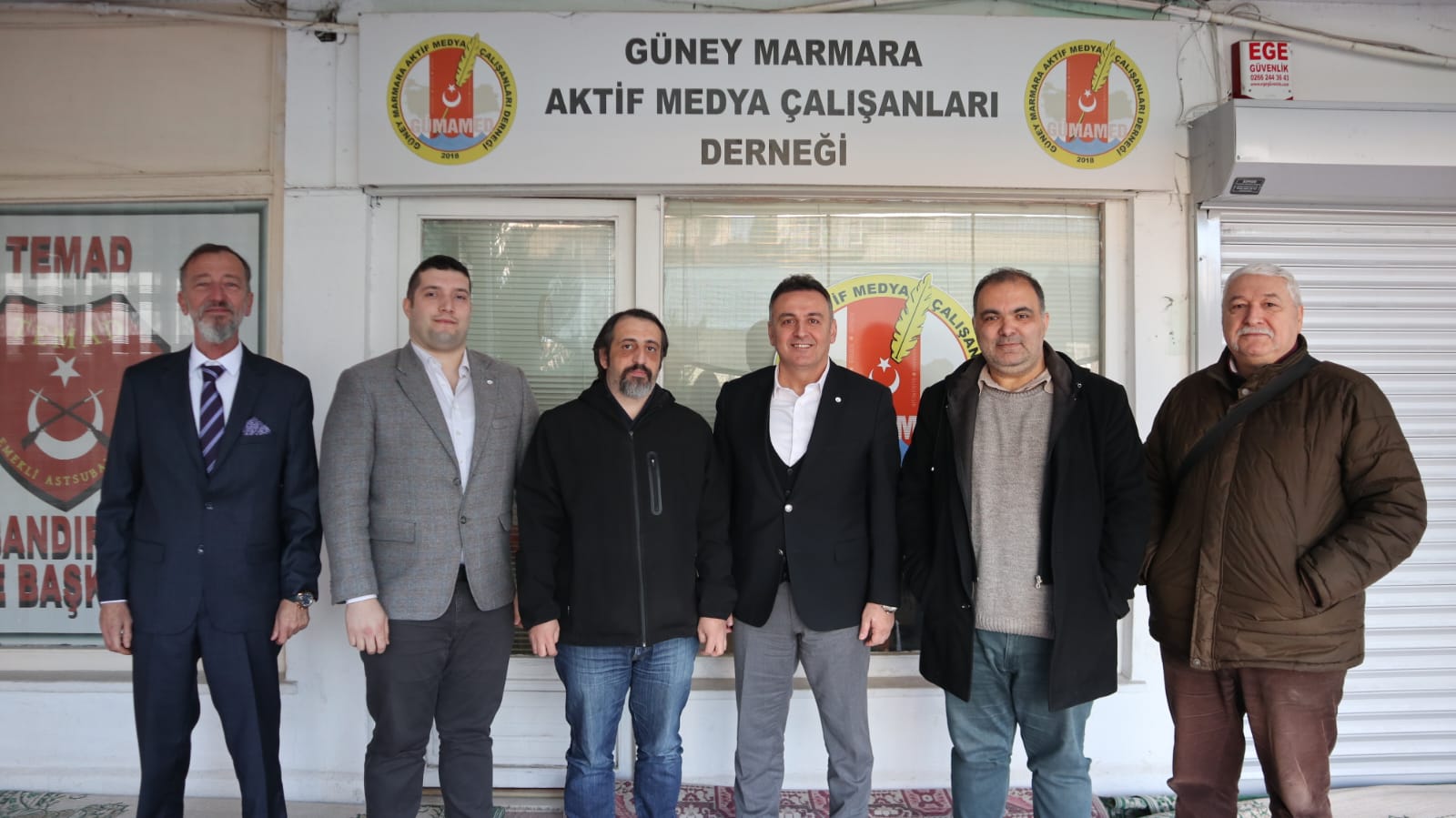 Bandırma Ticaret Odası Başkanı Adem Yılmaz, Güney Marmara Çalışan Gazeteciler