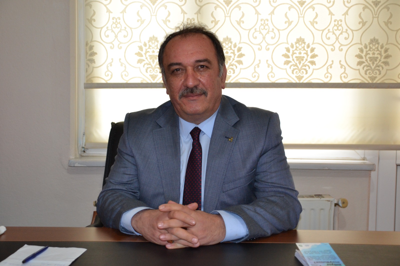 MHP İlçe Başkanı Bekir Bozkurt partilerinin 55. kuruluş yıldönümü dolayısıyla