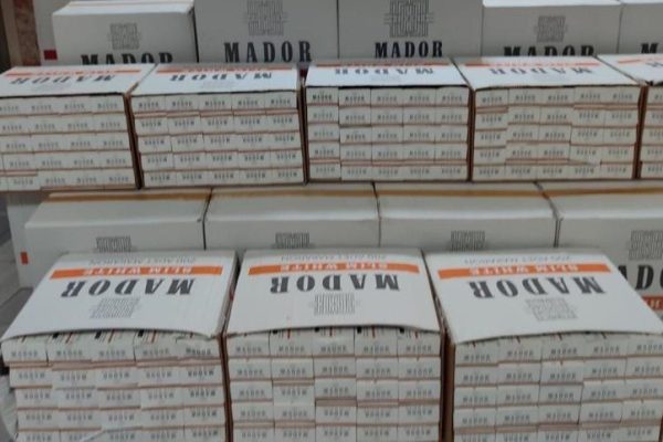 670 BİN BOŞ MAKARON ELE GEÇİRİLDİ