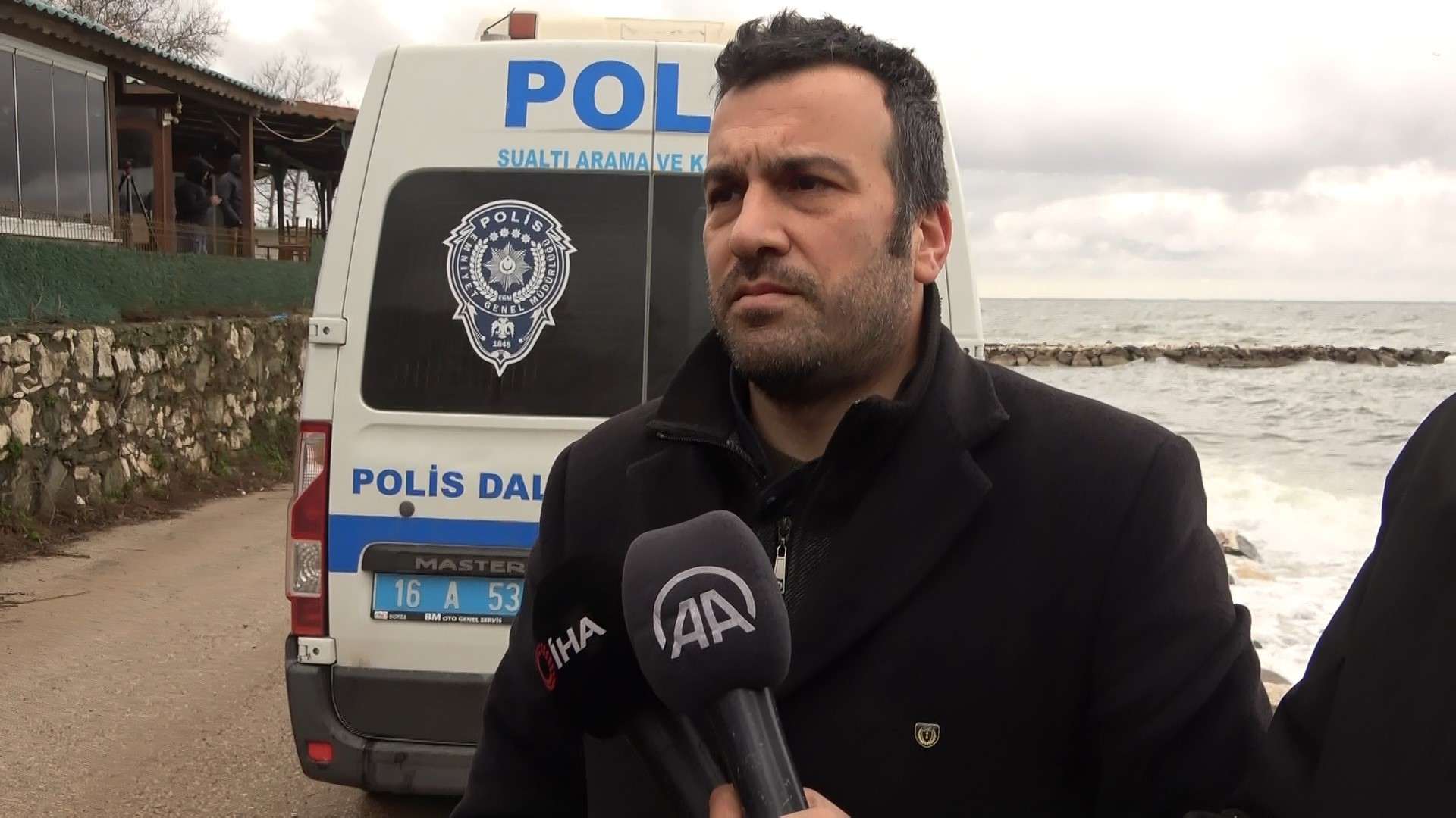 Marmara Denizi’nde fırtınada batan bin 250 ton mermer tozu yüklü