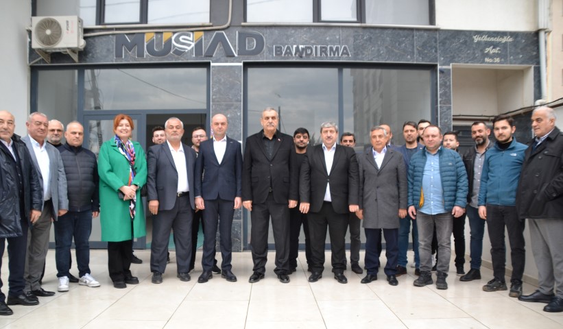 Ak Parti Belediye Başkan adayı Cemal Öztaylan Ziraat Odası, MÜSİAD