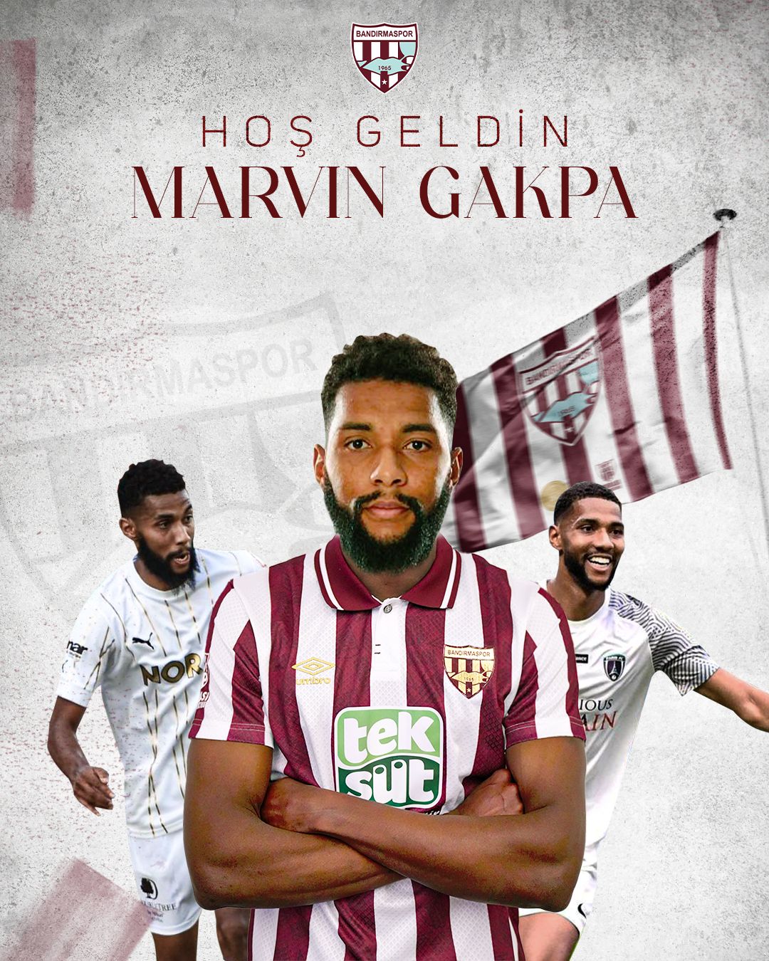 BANBAN’A ORTA SAHA TAKVİYESİ Bandırmaspor, Manisa FK’dan ayrılan Marvin Gakpa ile anlaşma imzaladıklarını açıkladı.