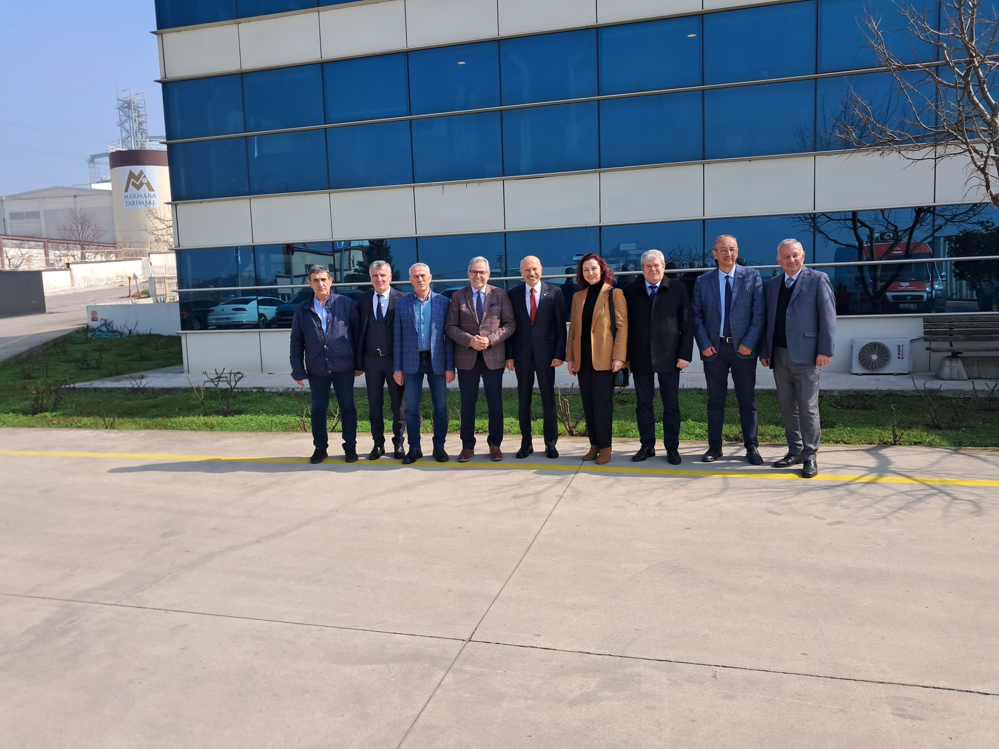 CHP Bandırma Belediye Başkan adayı Dursun Mirza Paksan firmasını ziyaret