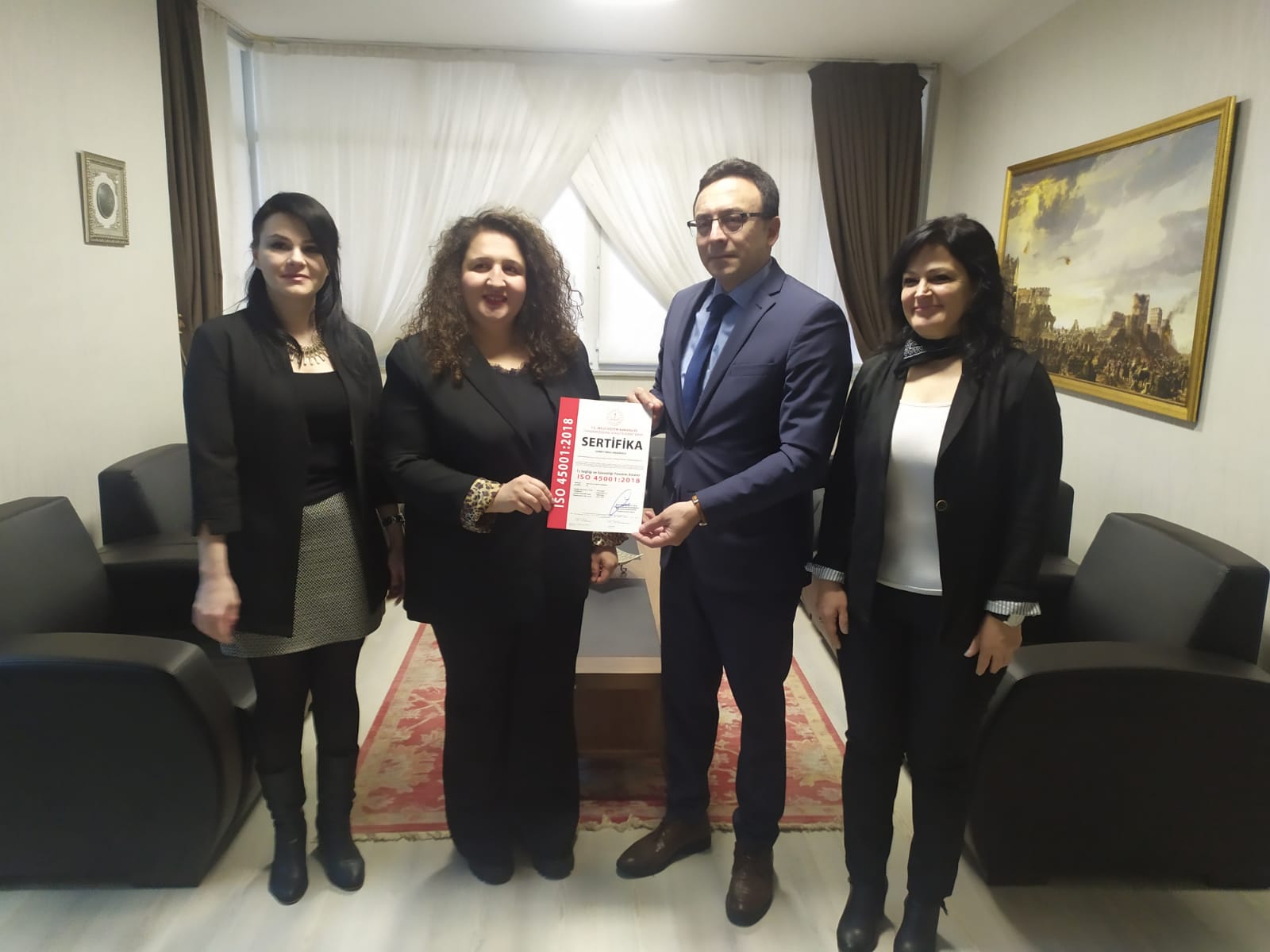 Bandırma’da ilk kez bir okul İSO 4501 2018 İş Sağlığı