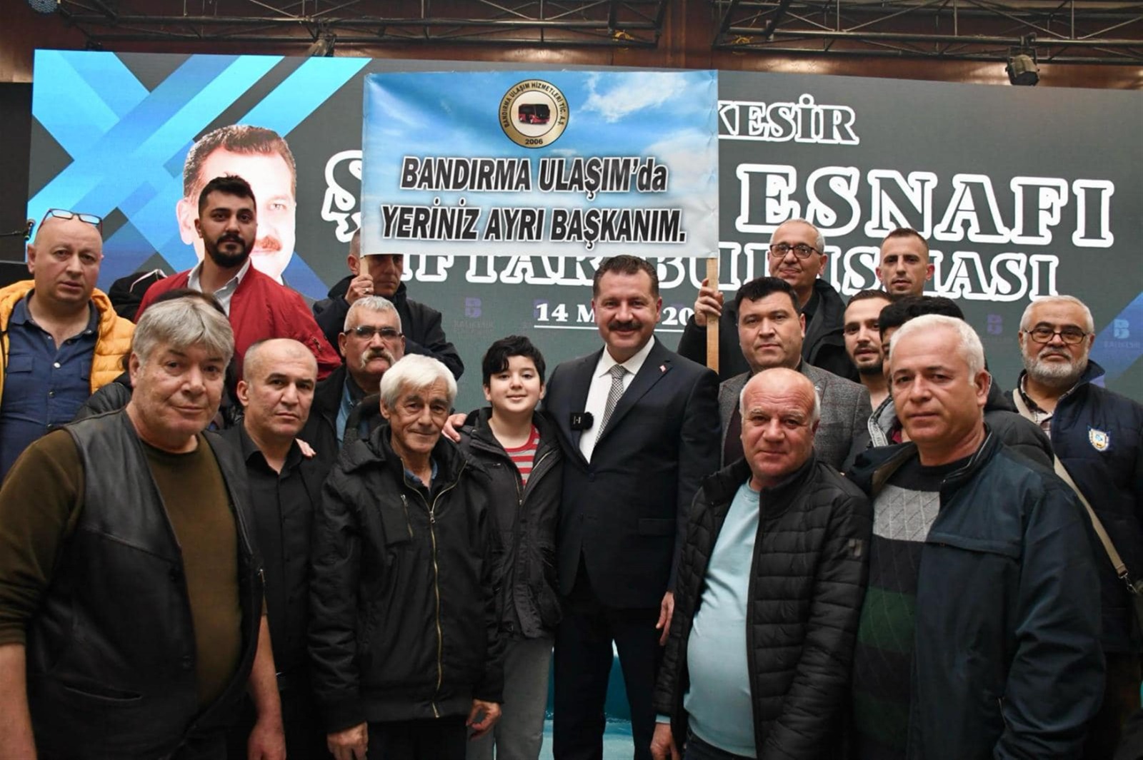   Şoför esnafıyla iftar programında bir araya gelen Balıkesir Büyükşehir