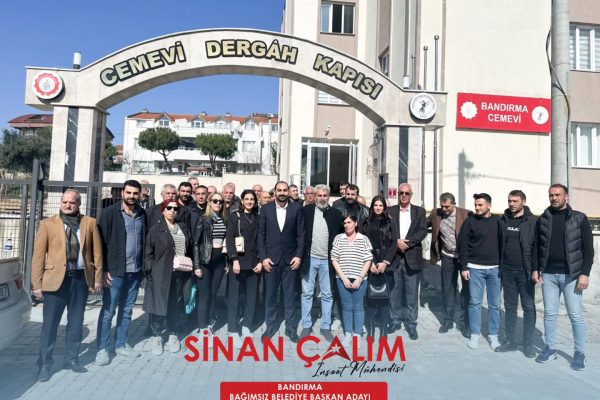 SİNAN ÇALIM BANDIRMA CEMEVİNİ ZİYARET ETTİ
