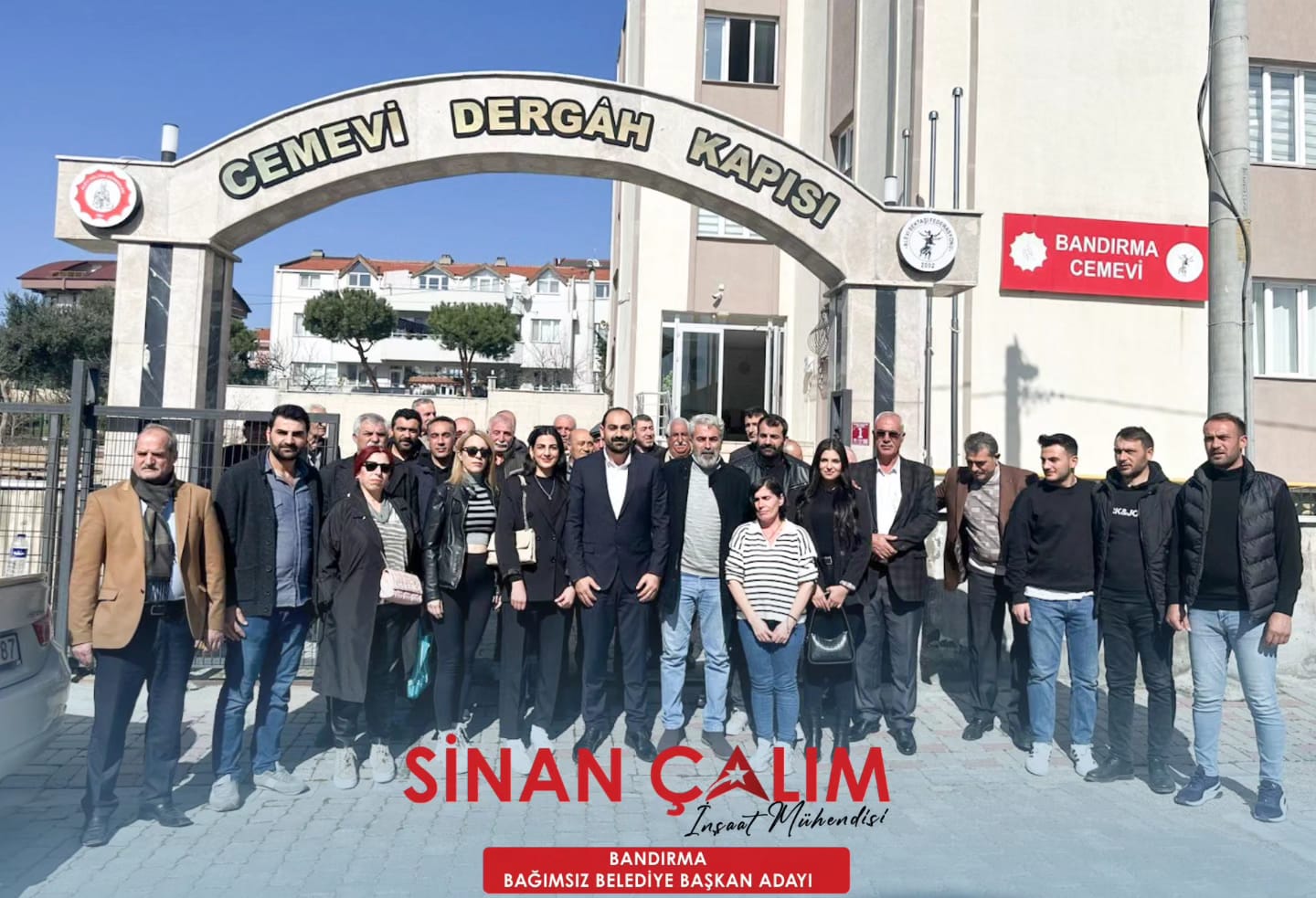 Bağımsız Belediye Başkan adayı Sinan Çalım seçim çalışmalarına ara vermeden