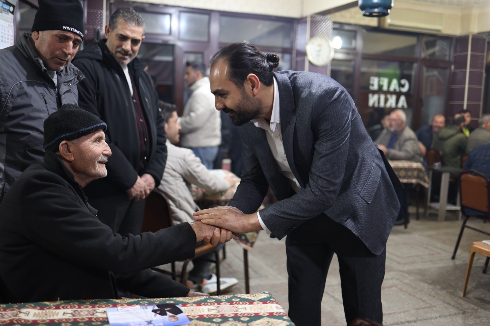Bağımsız Bandırma Belediye Başkan adayı İnşaat Mühendisi Sinan Çalım saha