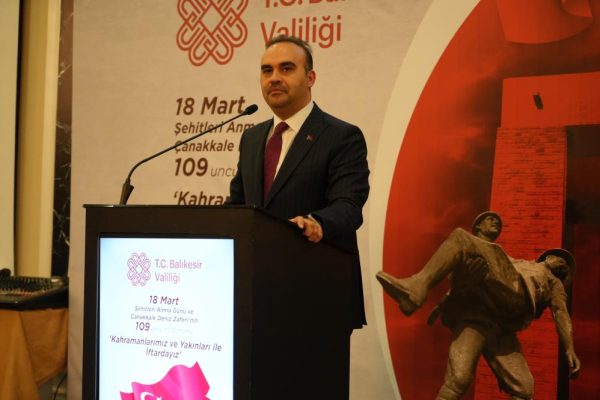 BAKAN FATİH KACIR BALIKESİR’DE KONUŞTU