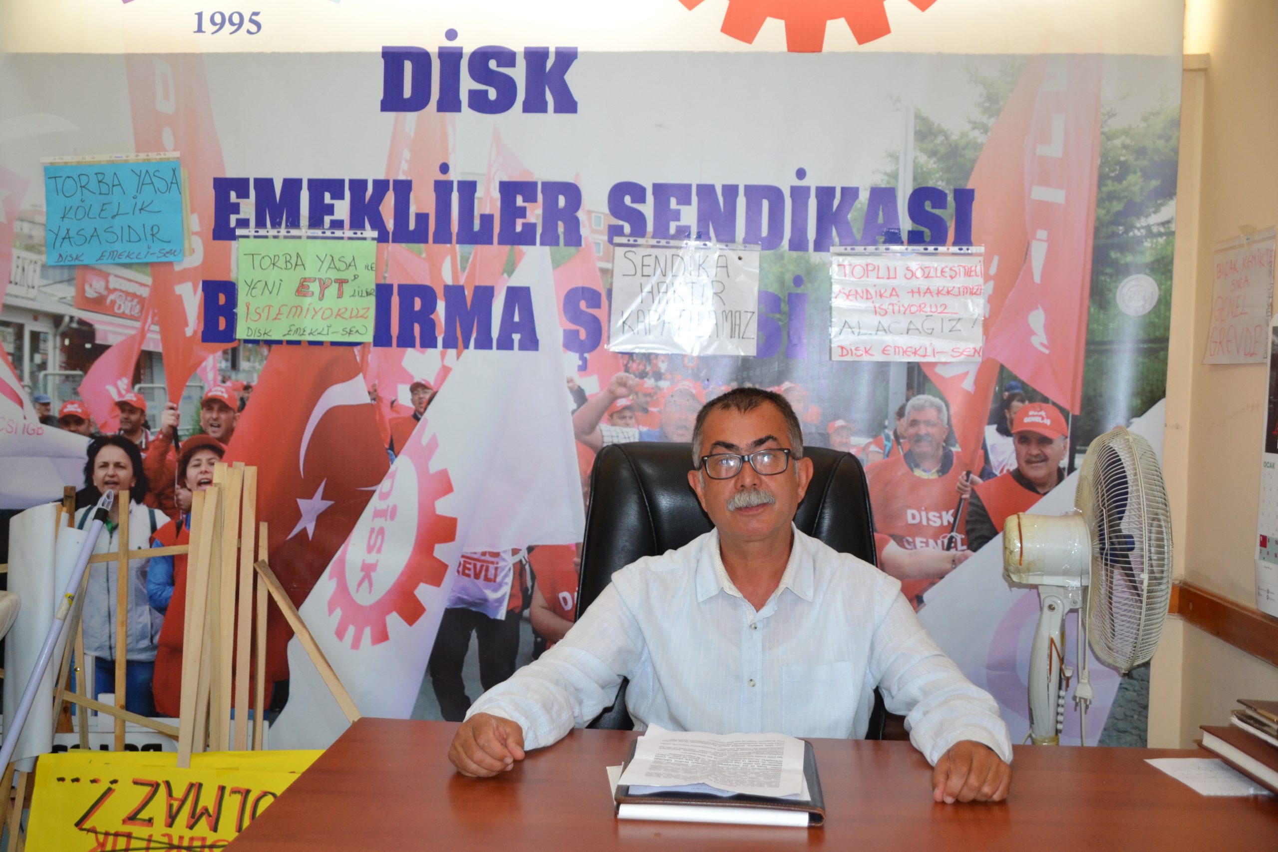   Emekli Sen Bandırma Şube Başkanı Levent Balkış, 31 Mart