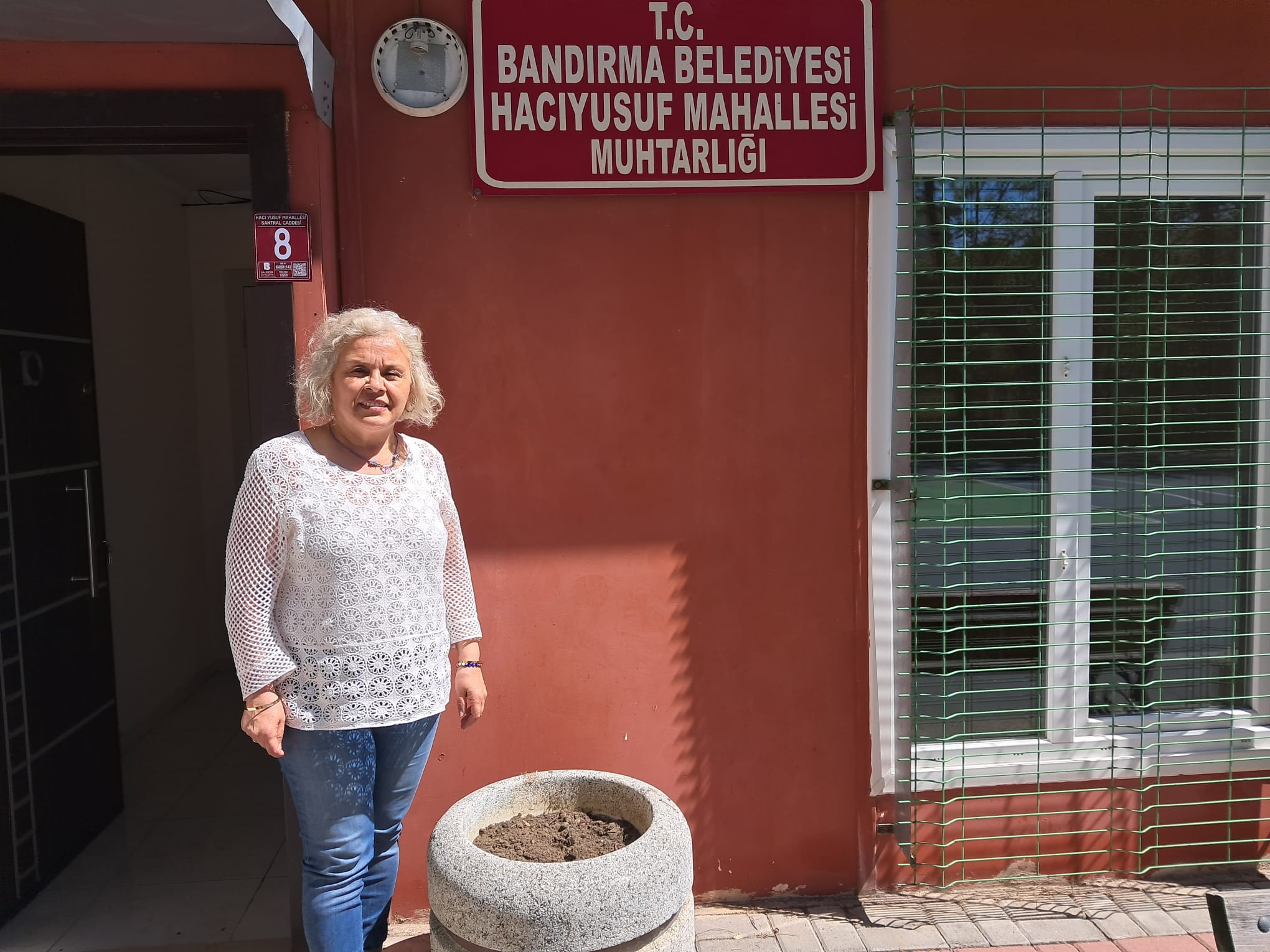 31 Mart Yerel seçimlerinde Hacıyusuf Mahallesi Muhtarı seçilen Semra Ulaş