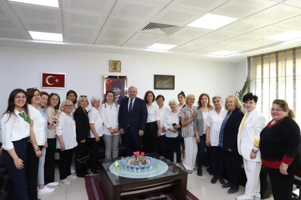 GÖNENLİLERDEN BAŞKAN PALAZ’A HAYIRLI OLSUN ZİYARETİ