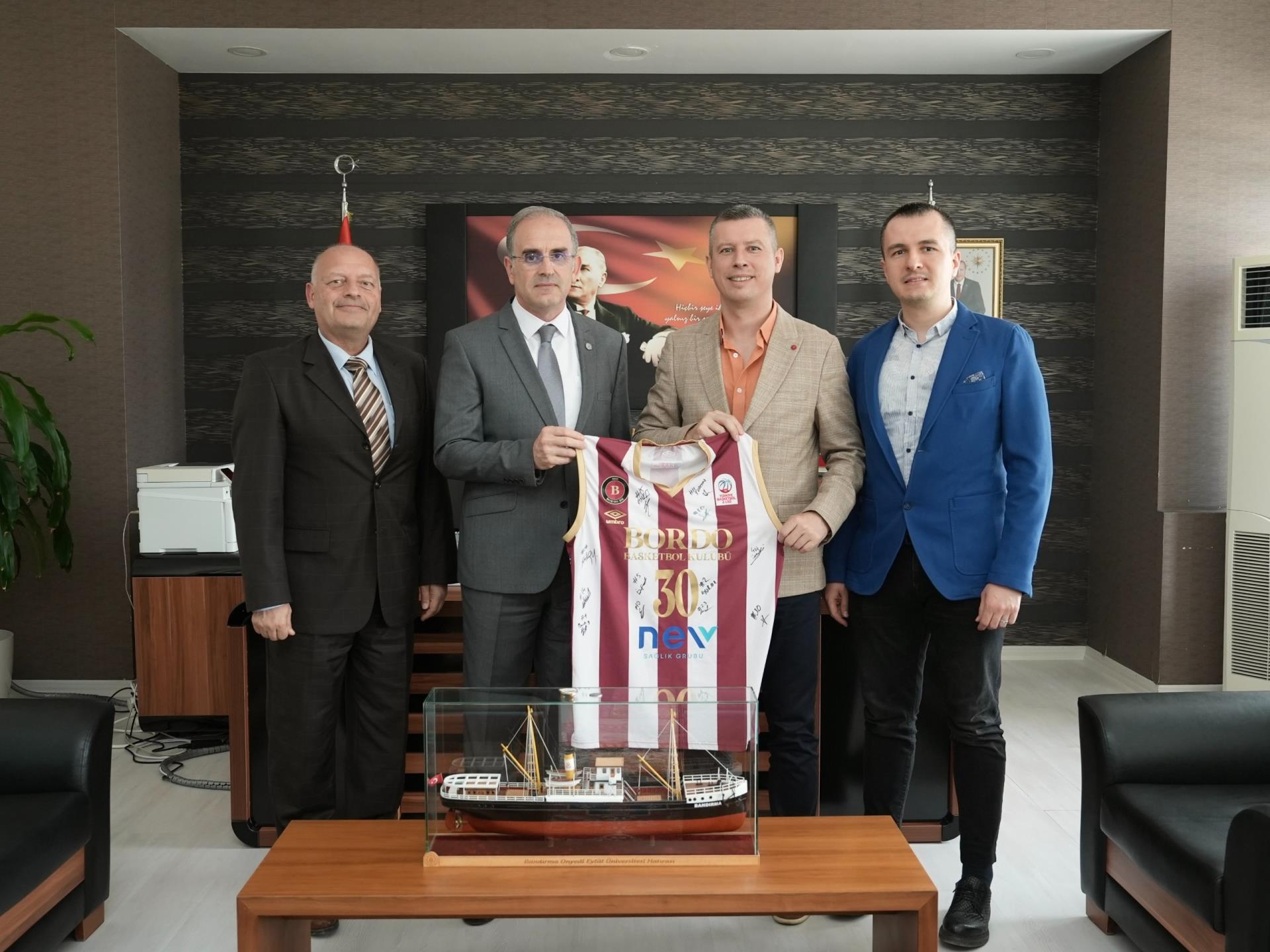Bordo Basketbol Kulübü Genel Menajeri Bora Öziş, Onyedi Eylül Üniversitesi