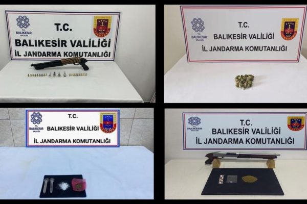 BALIKESİR GENELİNDE UYUŞTURUCU OPERASYONU