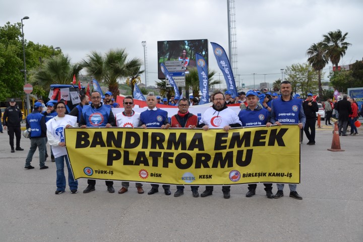 Her yıl olduğu gibi 1 Mayıs Birlik Mücadele ve Dayanışma