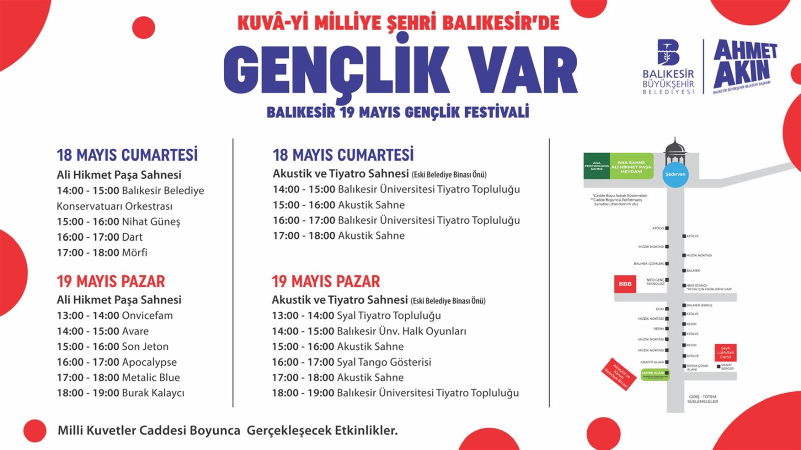 Balıkesir Büyükşehir Belediye Başkanı Ahmet Akın, 16-19 Mayıs günleri arasında
