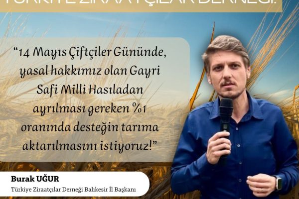 ÜRETENLER HAKKINI İSTİYOR