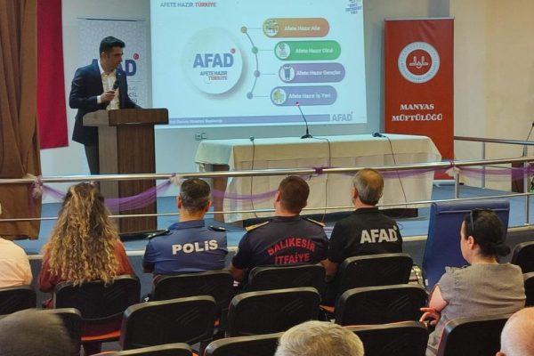 AFAD MANYAS’TA EĞİTİM VERİYOR