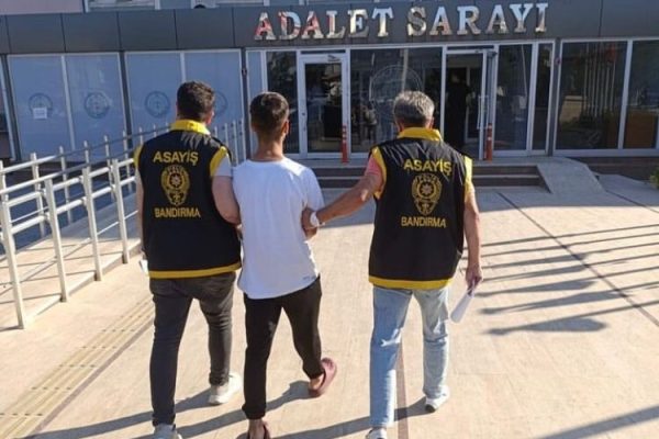 ÇALMAYA BALIKESİR’DE BAŞLADI, BANDIRMA’DA YAKALANDI
