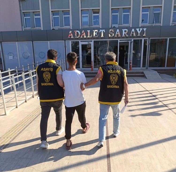 Balıkesir’den başlayıp Bandırma’ya uzanan hırsızlık olayının faili polisin titiz çalışması