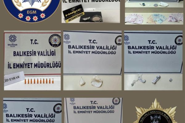 UYUŞTURUCU OPERASYONUNDA 4 KİŞİ TUTUKLANDI