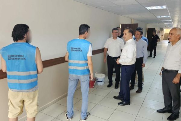 BANDIRMA’DA  YÜKÜMLÜLER EĞİTİM İÇİN ÇALIŞIYOR