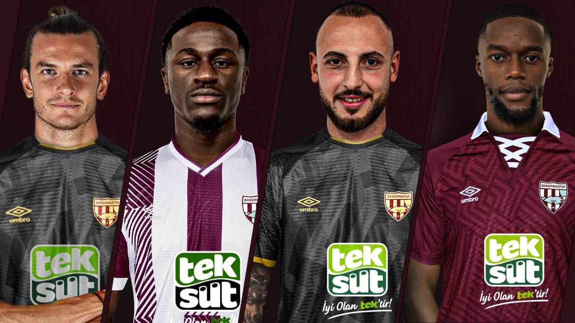 Bandırmaspor 2024/2025 futbol sezonu için transfer dönemini 4 yeni futbolcu