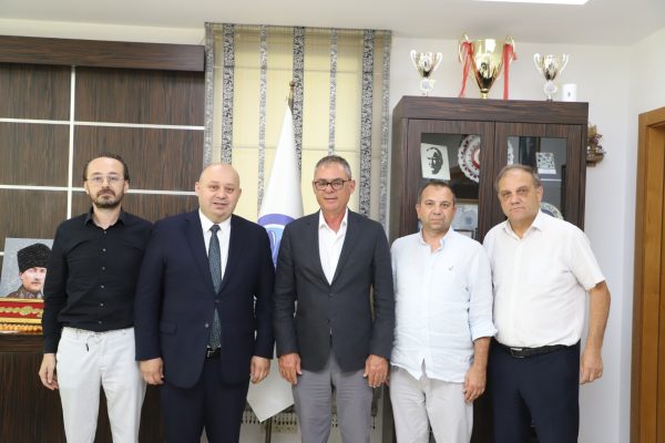 BORSA HEYETİ BAŞKAN PALAZ’I ZİYARET ETTİ