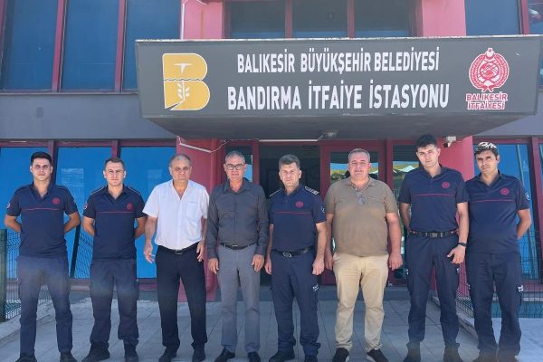 BORSADAN İTFAİYEYE TEŞEKKÜR ZİYARETİ