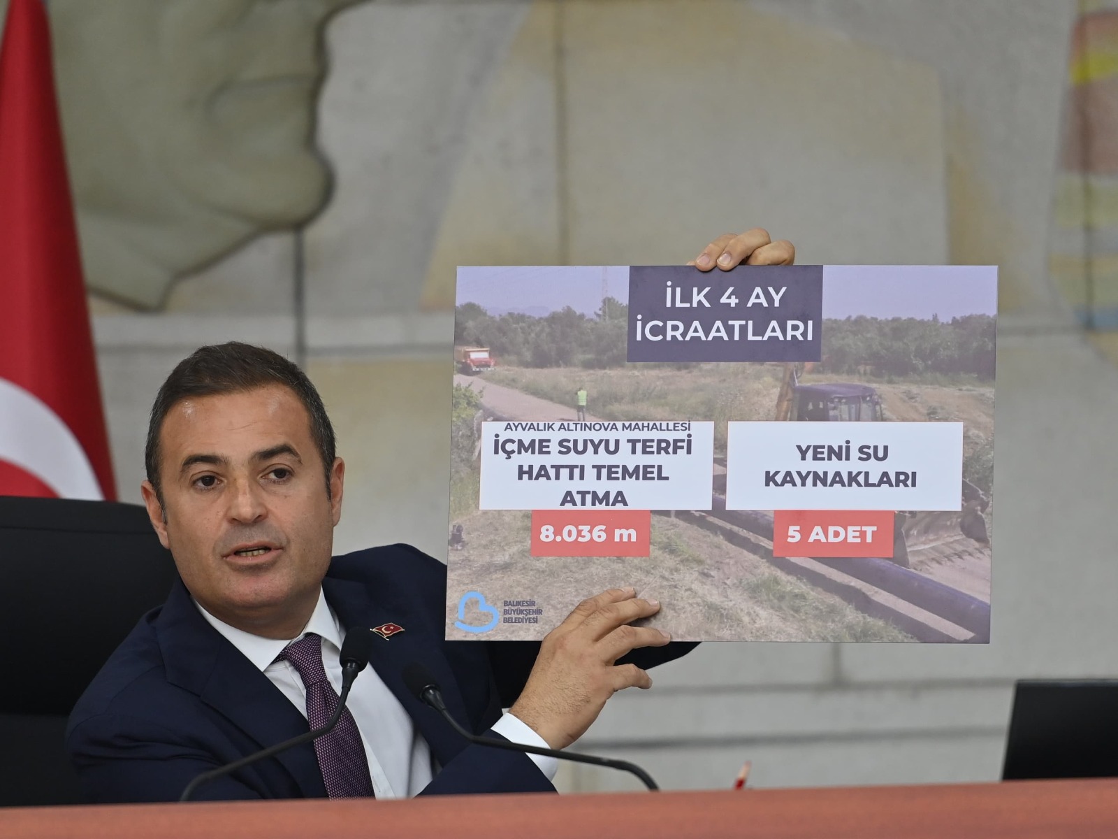 BASKİ Genel Kurulu Ağustos Ayı Olağanüstü Toplantısı’nda, meclis üyelerinin oy