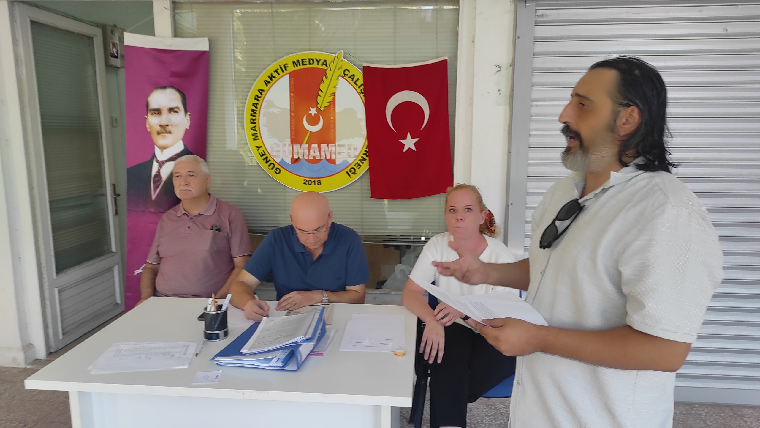 GÜMAMED Başkanı Tufan Dalgıç güven tazeledi Güney Marmara Medya Çalışanları