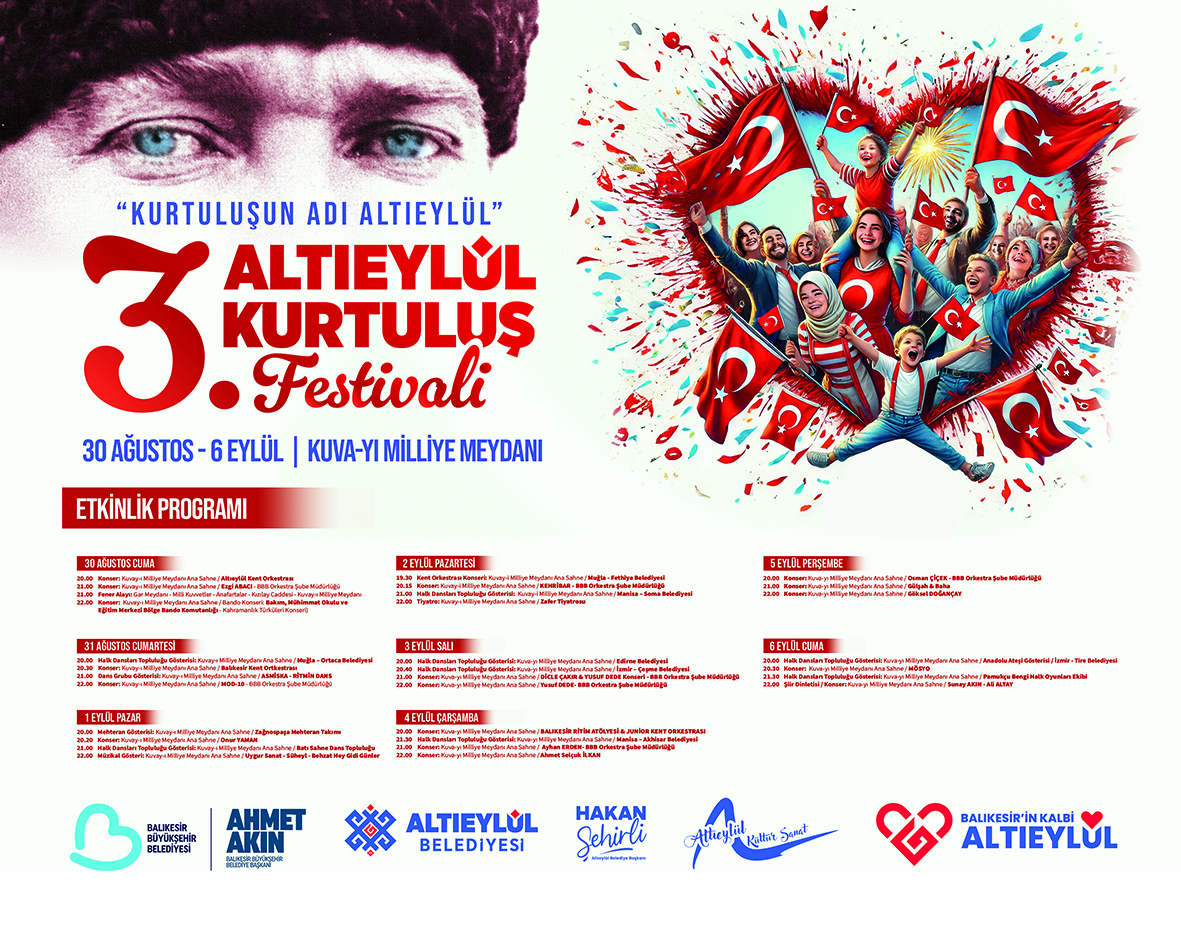 Bu yıl 3.’sü düzenlenecek olan Kurtuluş Festivali tasarruf tedbirlerine rağmen,