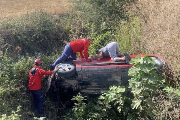 GÖNEN’DEKİ TRAFİK KAZASINDA 1 KİŞİ YARALANDI