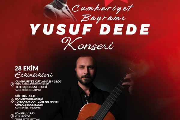 BANDIRMA 29 EKİM CUMHURİYET BAYRAMI’NIN 101. YILINI COŞKUYLA KUTLAYACAK