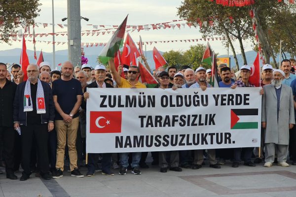 BANDIRMA’DAN FİLİSTİN HALKINA DESTEK