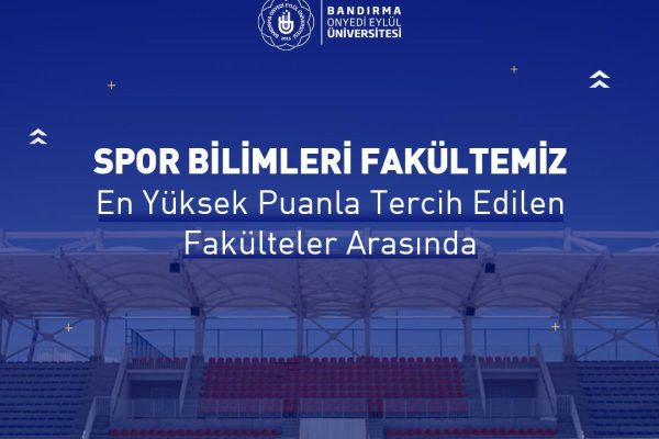 BANÜ SPOR ÖĞRETMENLİĞİ BÖLÜMÜ GÖZDE FAKÜLTELER ARASINDA
