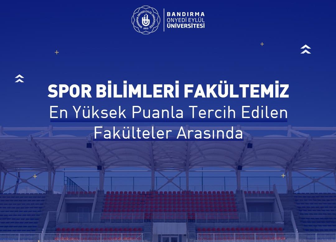 Bandırma Onyedi Eylül Üniversitesi Beden Eğitimi ve Spor Öğretmenliği Bölümü,