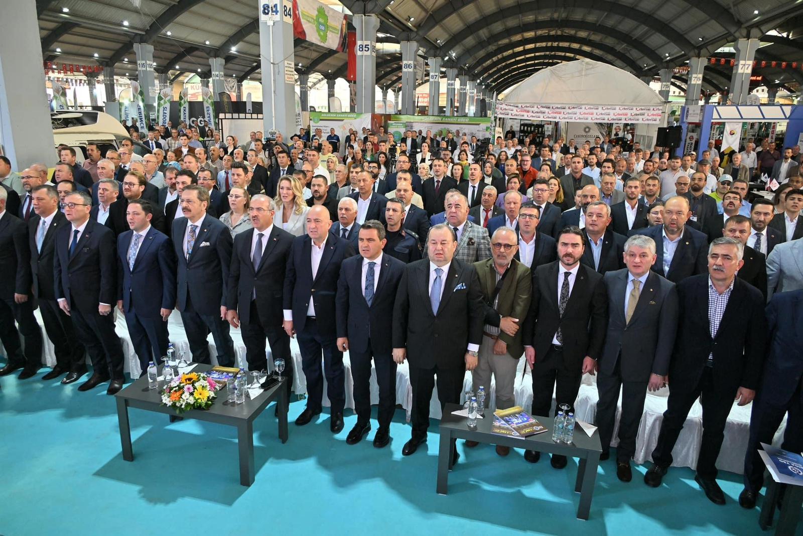 Ticaret Borsası Meclis Başkanı Recep Güngör ve Genel Sekreter Ertunç