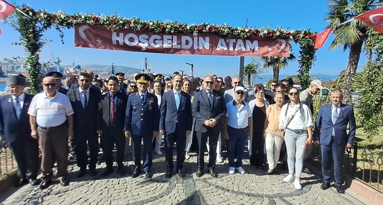 Mustafa Kemal Atatürk’ün Bandırma’ya gelişinin 99. yıldönümü törenler ile kutlandı.
