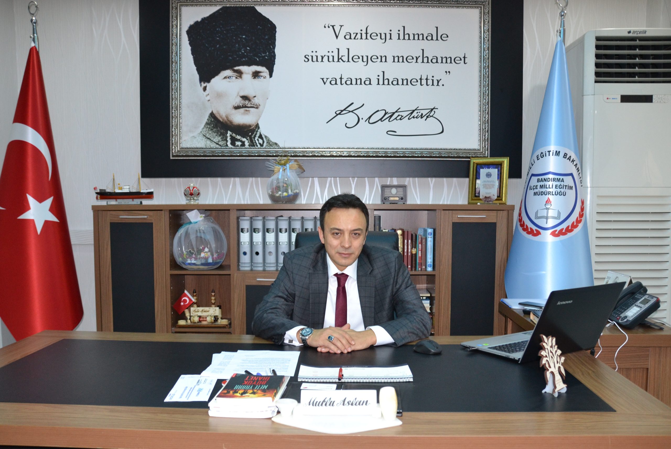 MUTLU ASLAN GÜNDEMİ DEĞERLENDİRDİ İlçe Milli Eğitim Müdürü Mutlu Aslan