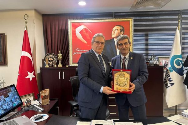 BARO BAŞKANI TOPALOĞLU DURSUN MİRZA’YI ZİYARET ETTİ