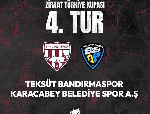 TÜRKİYE KUPASINDA RAKİP KARACABEY BELEDİYESPOR OLDU