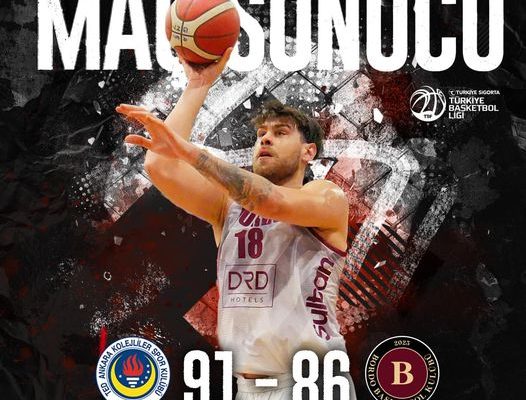 DEPLASMAN YENİLGİ SERİSİ ANKARA’DA DEVAM ETTİ ( 91-86 )