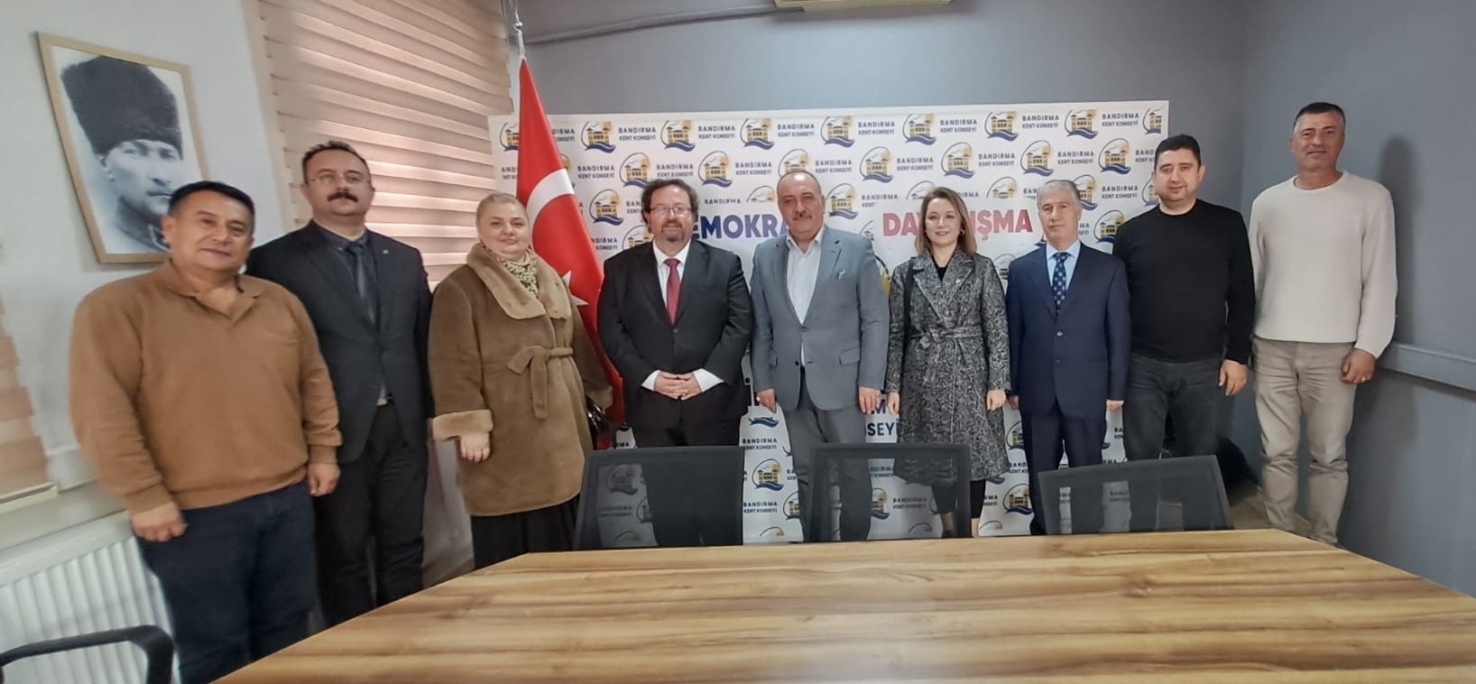 MHP İlçe Başkanı Bekir Bozkurt ve Yönetim kurulu üyeleri KAÇEP