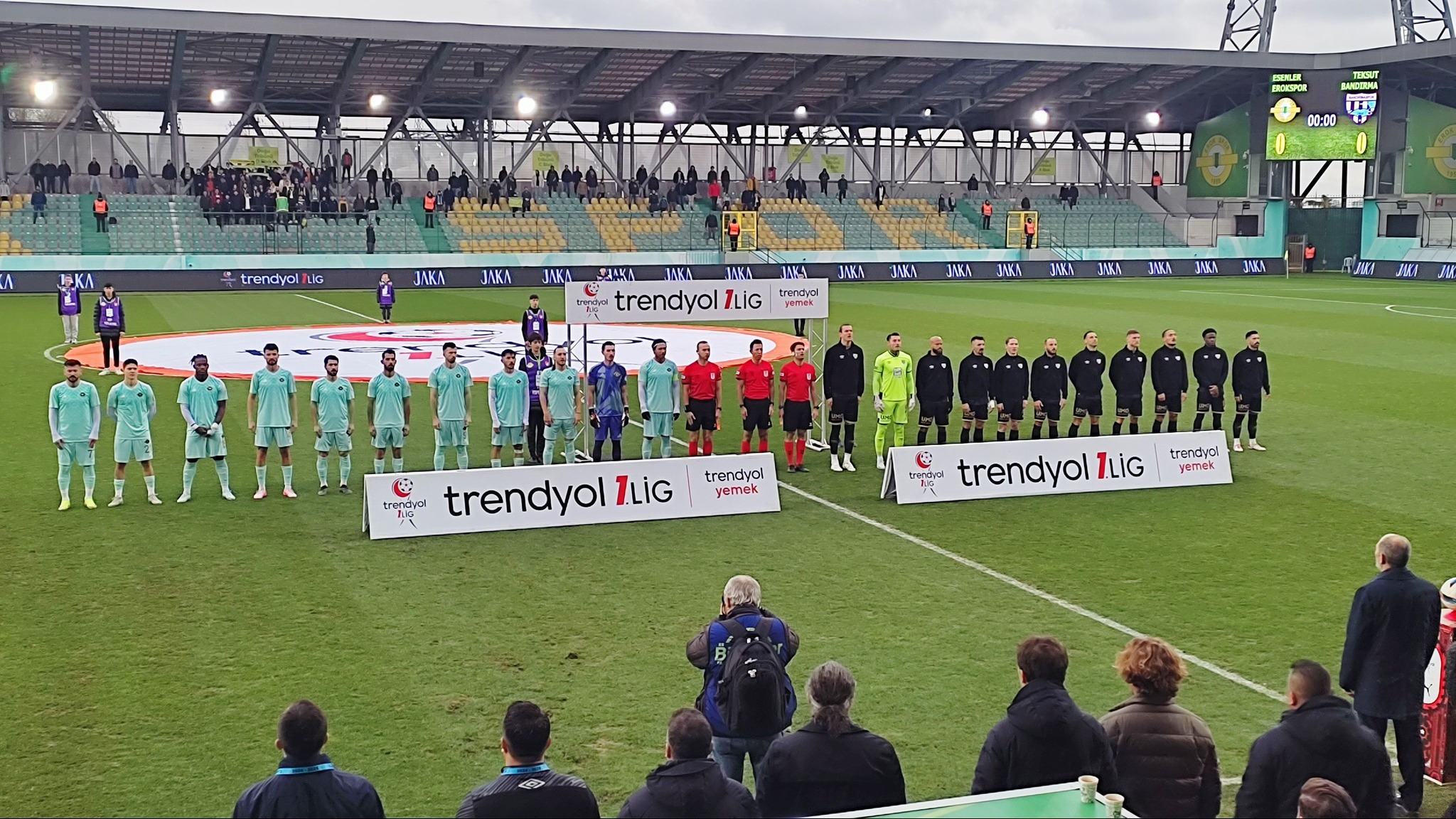 ESENLER EROK: 1    TEKSÜT BANDIRMASPOR: 1 HAKEMLER: Erdem Mertoğlu,