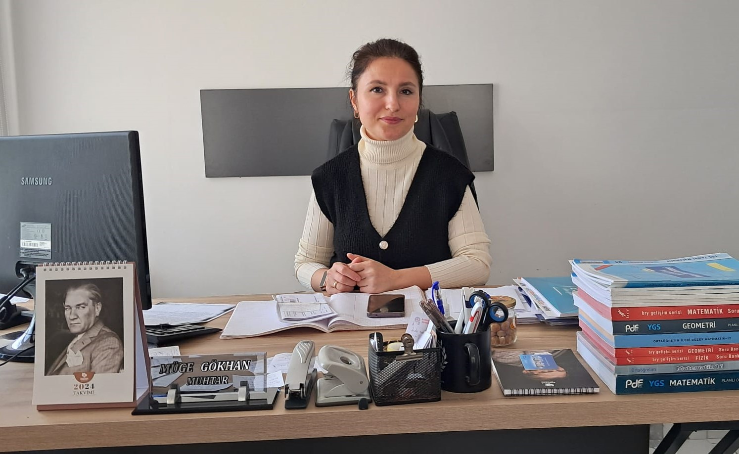 600 Evler Muhtarı Müge Gökhan 8 aylık muhtarlık çalışmalarını Şehir