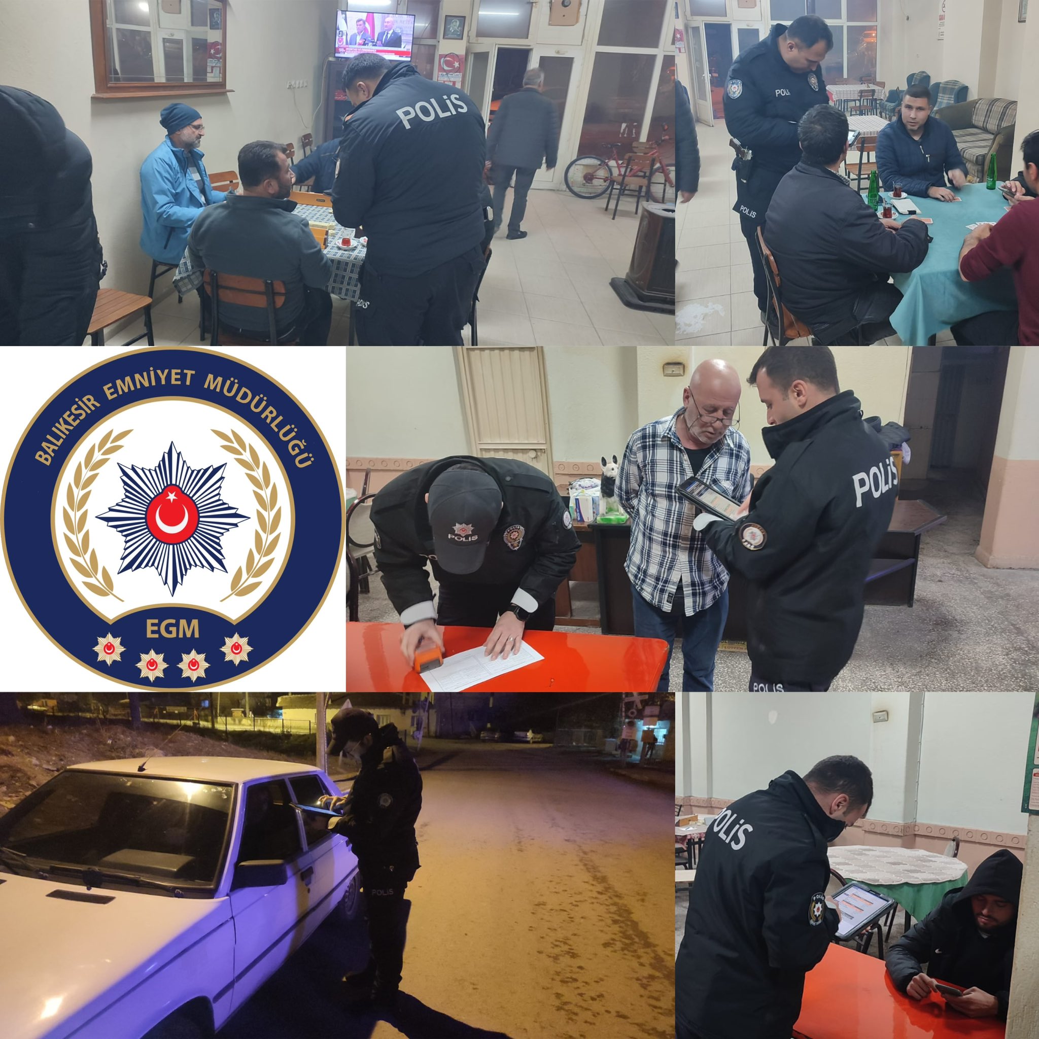07.12.2024 günü Balıkesir genelinde 83 ekip ve 308 personel ile