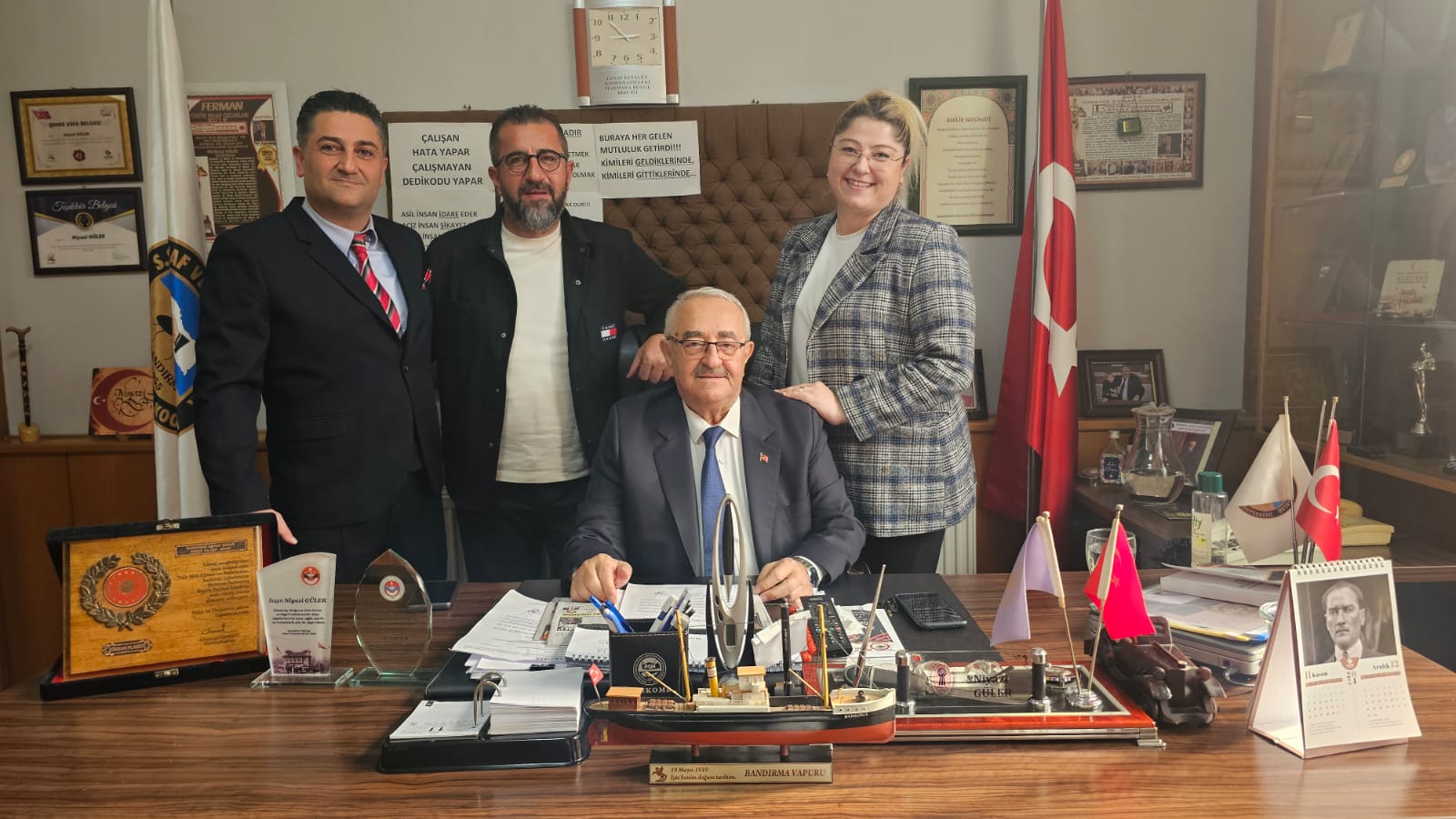Bandırma Esnaf ve Sanatkarlar Kredi ve Kefalet Kooperatifi Başkanı Niyazi